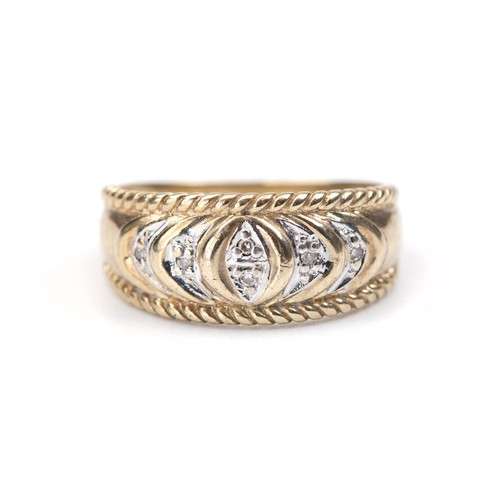 1287 - A DIAMOND DRESS RING