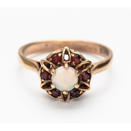 1239 - AN OPAL DRESS RING