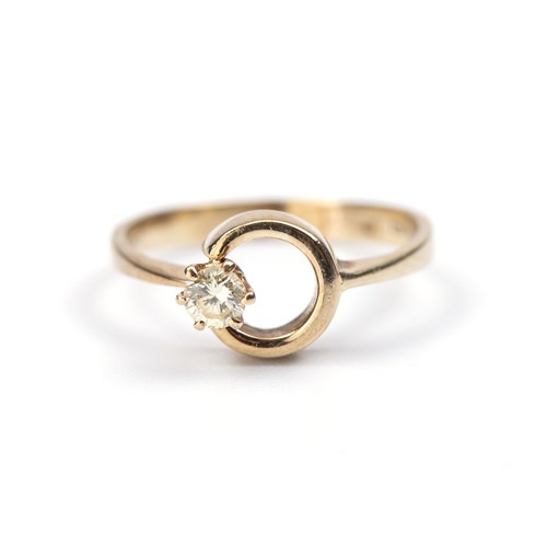 1290 - A DIAMOND DRESS RING