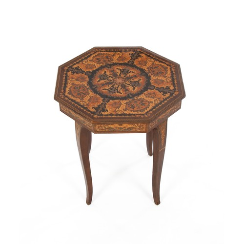 292 - AN OCTAGONAL MUSIC TABLE