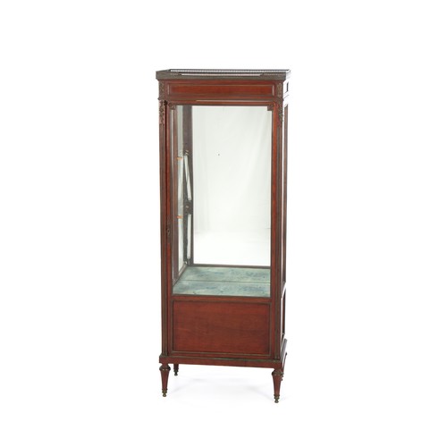 305 - A WOOD AND GLASS DRINKS CABINET