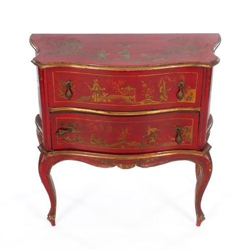 302 - A RED DRESSING TABLE