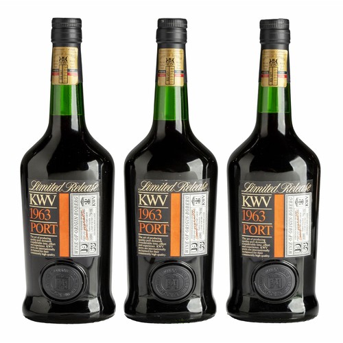 1485 - 1963 KWV Limited Release x 3 bottles750ml