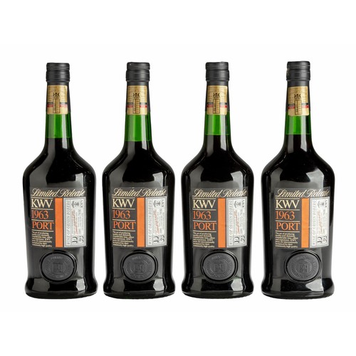 1487 - 1963 KWV Limited Release x 4 bottles750ml