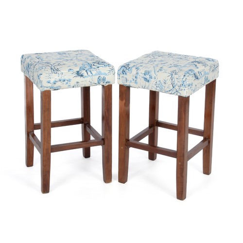 279 - A PAIR OF ORIENTAL BREAKFAST CHAIRS