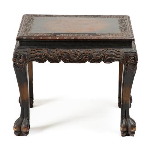 317 - A CHINESE LOW TABLE