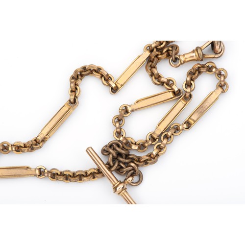 1360 - A GOLD-PLATED FOB CHAIN