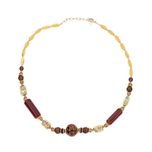 686 - A VENETIAN NECKLACE, ANTICA MURRINA, ITALY, 1990