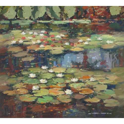 1343 - Wessel Marais (South African 1935 - 2009) LILY POND