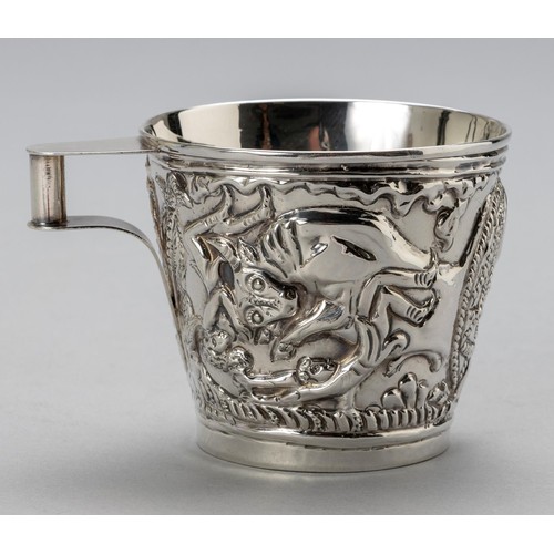 669 - A GREEK SILVER CUP, ILIAS LALAOUNIS