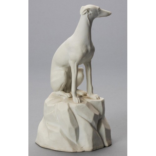 753 - A GREYHOUND SCULPTURE