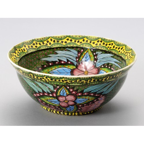 730 - AN ARDMORE GIRAFFE AND FLOWER BOWL, 1997