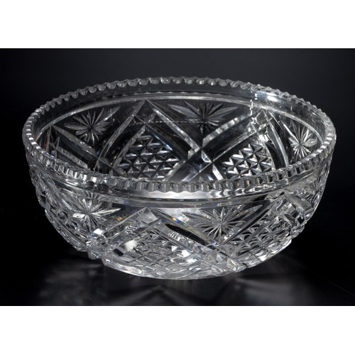 83 - A CUT-GLASS BOWL