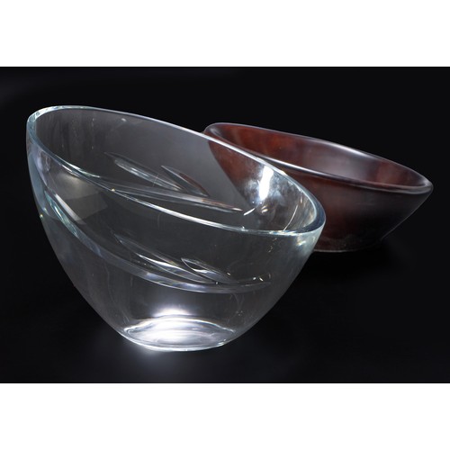 88 - A CUT-GLASS SALAD BOWL, WATERFORD