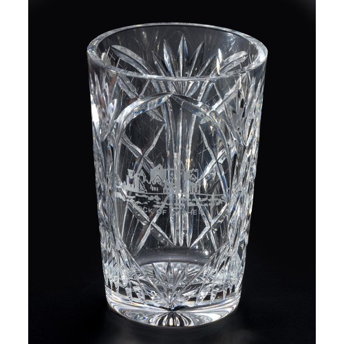 89 - A HERITAGE CRYSTAL VASE