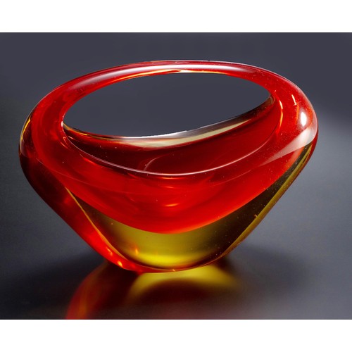 707 - A FLAVIO POLI MURANO GLASS VASE