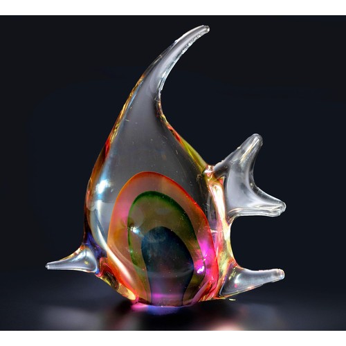 708 - A MURANO GLASS SCULPTURE