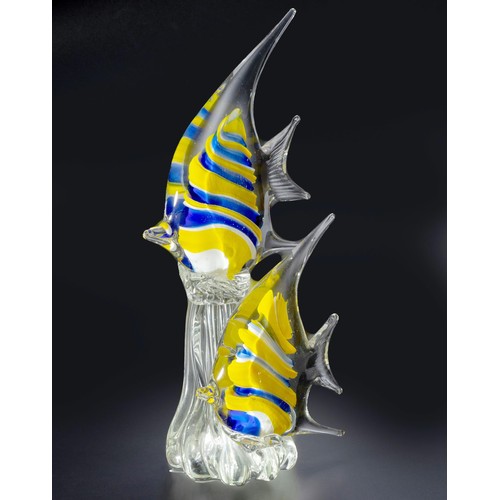 713 - A MURANO GLASS SCULPTURE