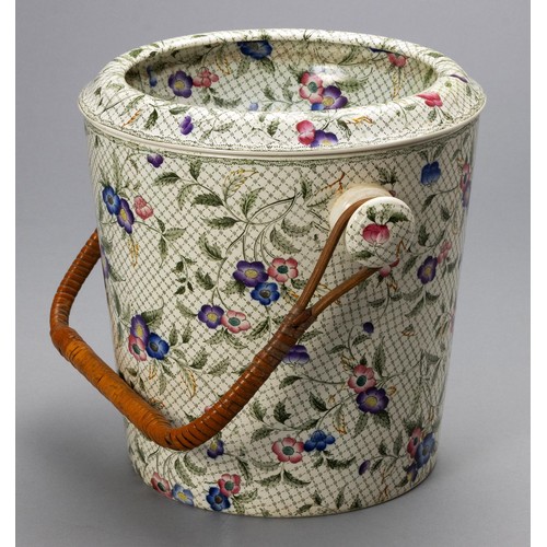 748 - A MINTON SLOP BUCKET AND COVER