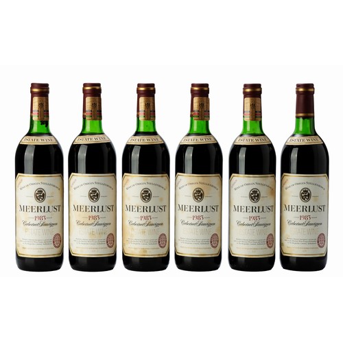 1249 - 1983 Meerlust Cabernet Sauvignon x 6 bottles750ml