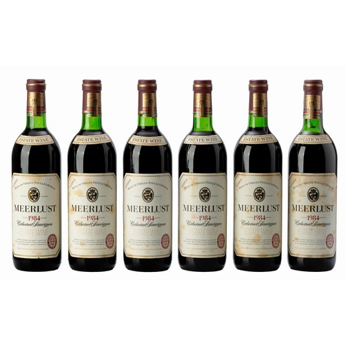 1252 - 1984 Meerlust Cabernet x 6 bottles 750ml