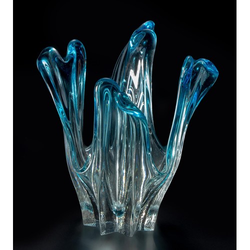 711 - A MURANO SPLASH VASE