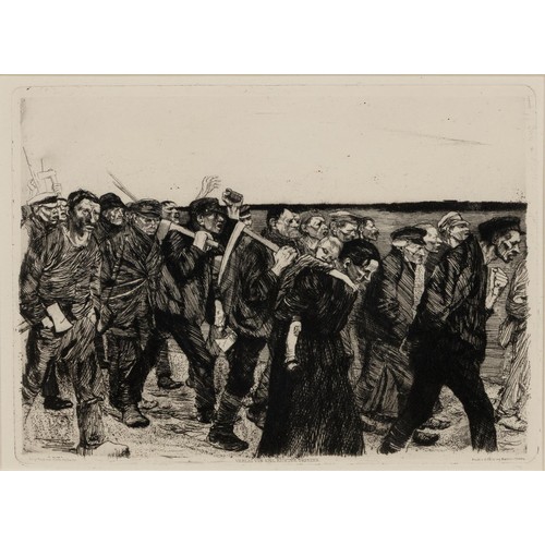 430 - Käthe Kollwitz (German 1867 - 1945) WEBERZURG (MARCH OF THE WEAVERS), 1897