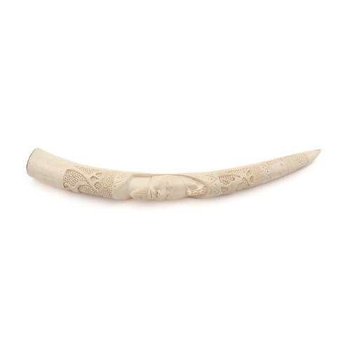 6 - AN AFRICAN CARVED TUSK