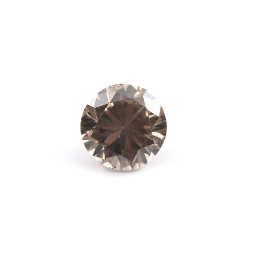 1066 - AN UNSET DIAMOND, 0.50 CARATS