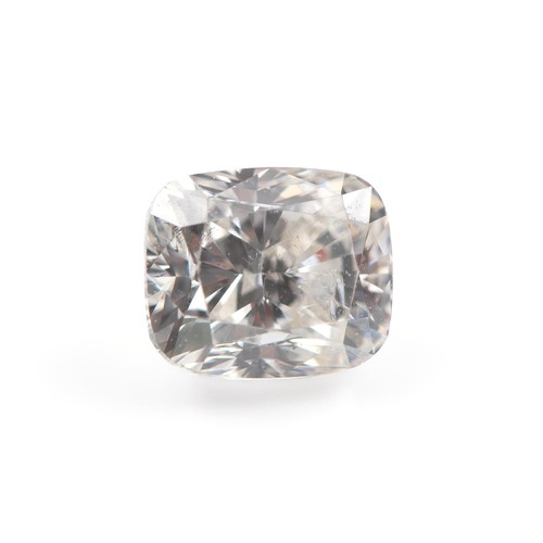 1067 - AN UNSET DIAMOND, 0.64 CARATS