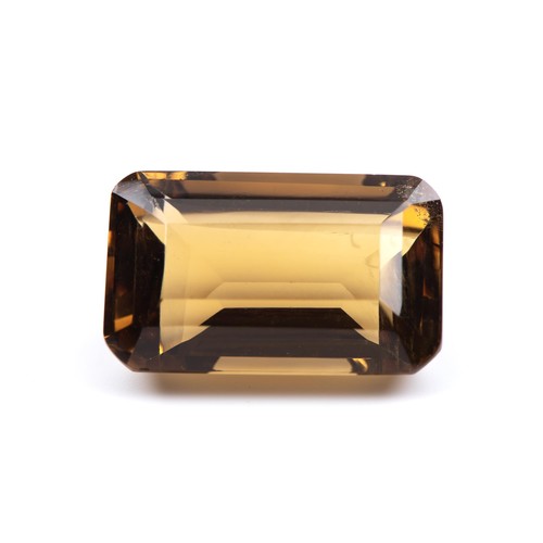 1083 - AN UNSET CITRINE, 10.96 CARATS