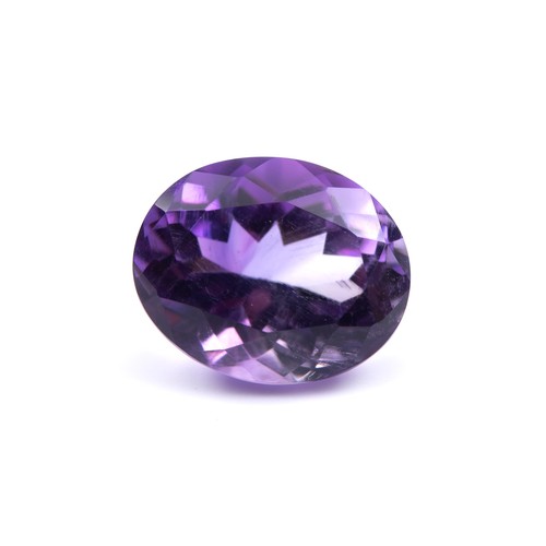 1100 - AN UNSET AMETHYST, 5.67 CARATS