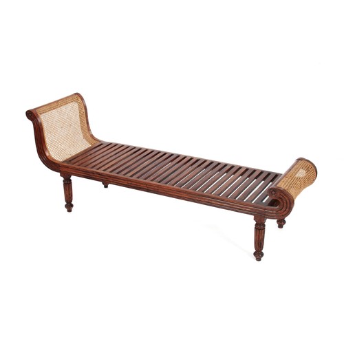 243 - A FRUITWOOD DAYBED