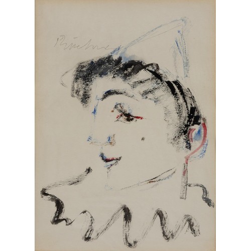 1388 - Carl Adolph Buchner (South African 1921 - 2003) PIERROT (SIDE PROFILE)