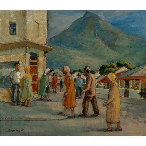 1373 - James Vicary Thackwray (South African 1919 - 1994) FIGURES IN A TOWN