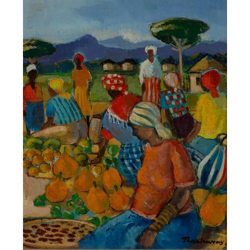 1372 - James Vicary Thackwray (South African 1919 - 1994) FRUIT SELLERS