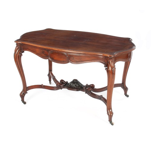 269 - A VICTORIAN MAHOGANY SIDE TABLE