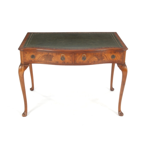 327 - A MAHOGANY WRITING TABLE