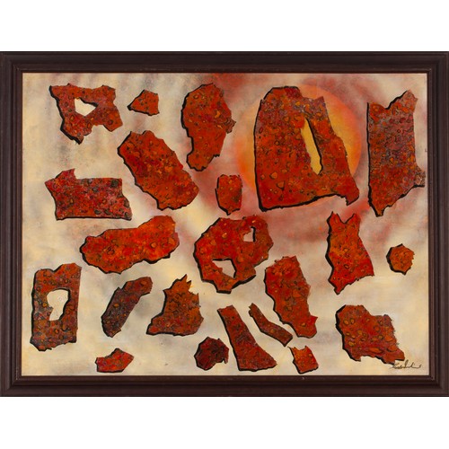 1397 - Gordon Frank Vorster (South African 1924 - 1988) ABSTRACT WITH ROCK FRAGMENTS