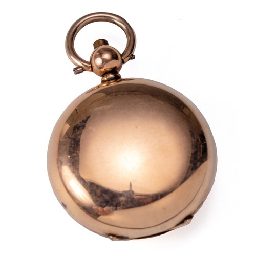 1115 - A ROSE GOLD SOVEREIGN CASE, MINSHULL AND LATIMER, BIRMINGHAM, 1901