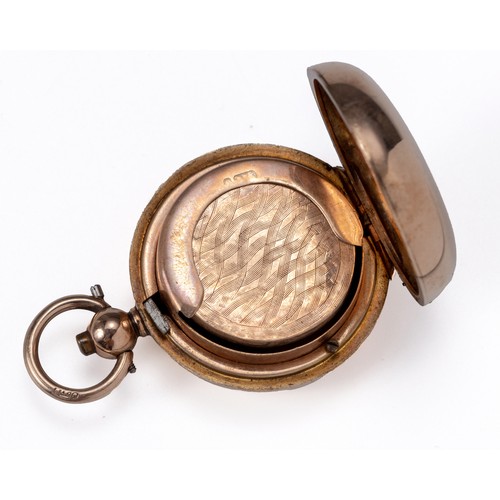 1115 - A ROSE GOLD SOVEREIGN CASE, MINSHULL AND LATIMER, BIRMINGHAM, 1901