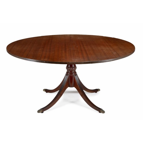 267 - A WILLIAM IV STYLE MAHOGANY TABLE, TYLER BROS