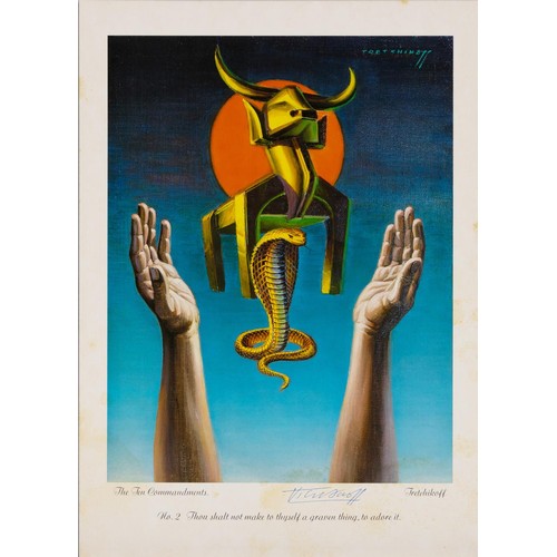 1273 - Vladimir Tretchikoff (South African 1913 - 2006) THE TEN COMMANDMENTS BY TRETCHIKOFF, ten in the lot