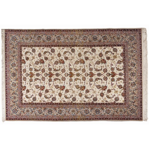 481 - AN ISFAHAN RUG 300 by 200cm