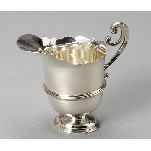 130 - AN EDWARD VII SILVER MILK JUG, JAMES DIXON AND SONS LTD, SHEFFIELD, 1904