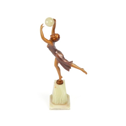 101 - AN ART DECO CERAMIC DANCER