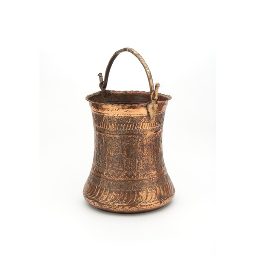 12 - A MIDDLE EASTERN COPPER BUCKET