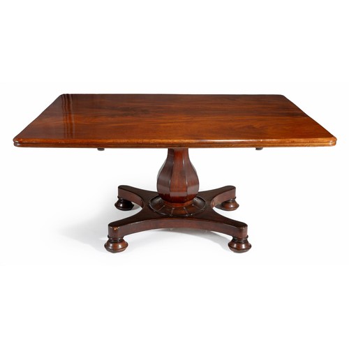 264 - A WILLIAM IV MAHOGANY BREAKFAST TABLE