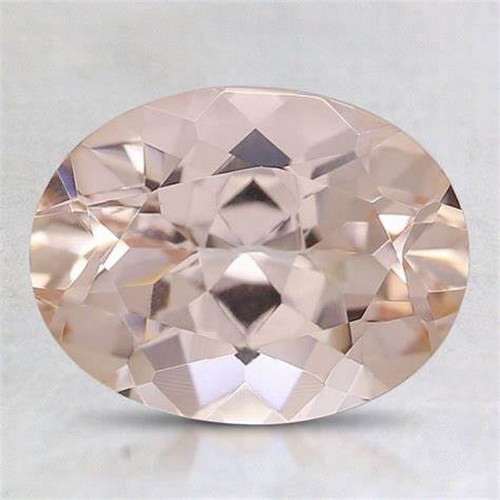 1073 - AN OVAL MORGANITE, 1.54 CARATS