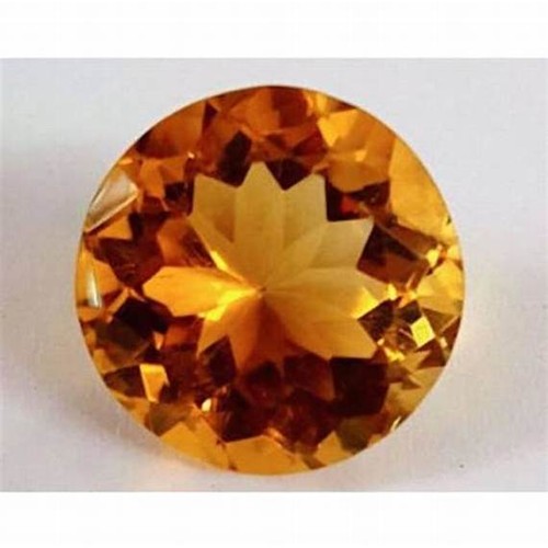 1082 - AN UNSET CITRINE, 8.79 CARATS